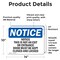 Signmission This Is Not An Exit Or Entrance Door, 14 in W x Rectangle, Vinyl Decal OS-2PACK-NS-D-1014-L-16698 - alternate 3